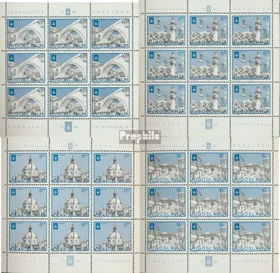 Produktbild von Briefmarken Jugoslawien 1982 Mi 1950Klb-1953Klb Kleinbogen (kompl.Ausg.) postfrisch Olympische Winterspiele