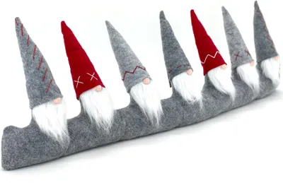 Produktbild von heimtexland ® Zugluftstopper Wichtel Deko Windstopper Weihnachten Zwerge Fensterdeko Typ865 30 x 90 cm