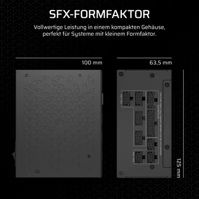 Image de Corsair SF Series SF750 - Alimentation (interne) - ATX12V 3.1 / EPS12V