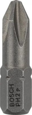 Zdjęcie produktu dla Bosch 2 607 001 513, 25 szt., Phillips, PH 2, Stal, 25 mm, 25,4 / 4 mm (1 / 4")