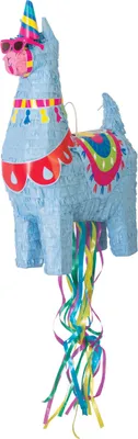 Produktbild von Lama-Pinata bunt 50cm - Einheitsgröße