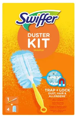 Produktbild von Swiffer Staubsaugerstiel + 4 Patronen