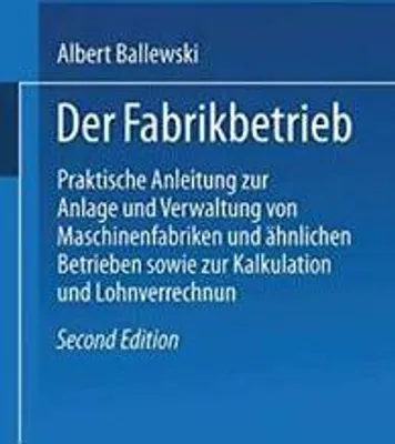 Produktbild von Der Fabrikbetrieb