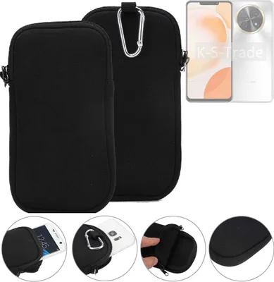 Produktbild von K-S-Trade Neopren-Hülle Handyhülle kompatibel mit Huawei nova Y91 Schutzhülle Neoprenhülle Sleeve Schutz-Hülle Gürtel Tasche Case Holster