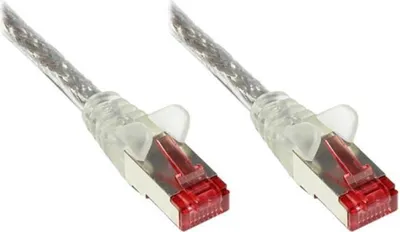 Obrázek produktu pro Propojovací kabel Cat. 6, S/FTP, PiMF, 3 m, průhledný