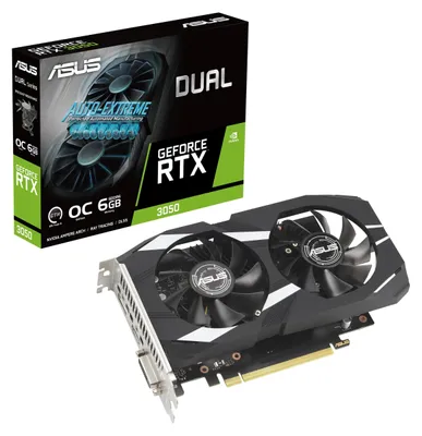 Image de ASUS Dual -RTX3050-O6G NVIDIA GeForce RTX 3050 6 Go GDDR6