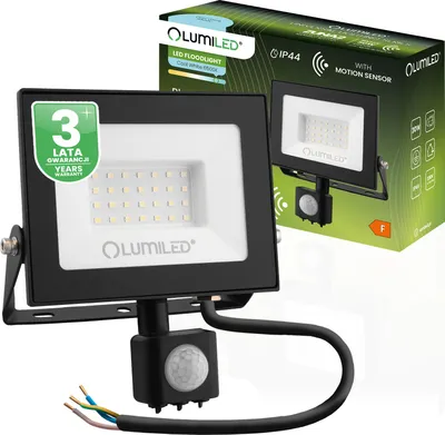 Produktbild von LUMILED LED Strahler 30W Außenstrahler 2700Lm Fluter Strahler Außen IP44 spritzwasserdicht 6500K Kaltweiß Scheinwerfer Flutlichter Bewegungssensor
