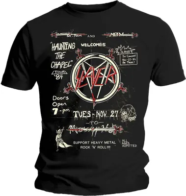 Produktbild von Slayer - "Haunting 84 Flier" tričko pro muže/dámy Uni RO1479 (XL) (Black)