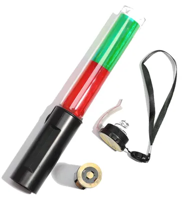 Productafbeelding van Led-Verkeersstok 26 cm met Noodlamp en Magnetische Voet voor Verkeerscontrole