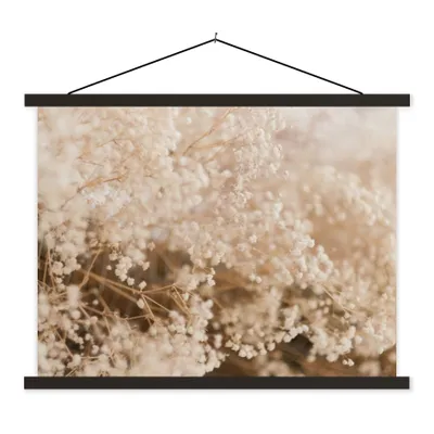 Produktbild von MuchoWow® Textilposter Pampasgras - Pflanze - Natur 60x45 cm mit schwarzem Rahmen - Poster Schlafzimmer