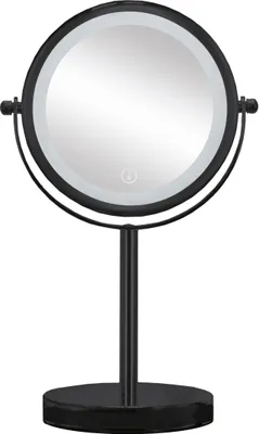 Immagine prodotto di Specchio cosmetico a LED Kleine Wolke BRIGHT MIRROR Nero