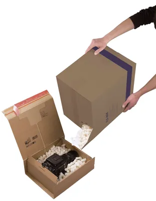 Produktbild von tidyPac® 30000802 Flo-Box Verpackungschips - 45 Liter