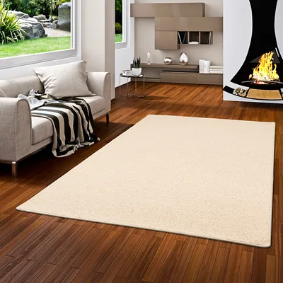 Produktbild von Natur Teppich Wolle Berber Beige, Größe:200x300 cm