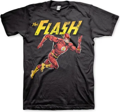 Produktbild von The Flash Running T-shirt - Large - Black