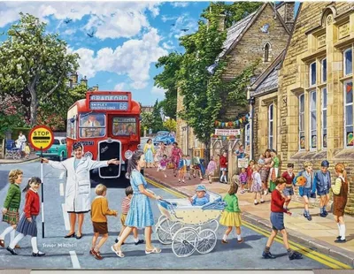 Zdjęcie produktu dla Gibsons Puzzle The Lollipop Lady 1000 elementów tekturowe dla dorosłych