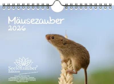 Produktbild von Mäusezauber DIN A5 Kalender für 2026 Mäuse - Seelenzauber