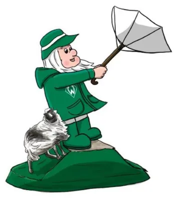 Produktbild von SV Werder Bremen Gartenzwerg Deich