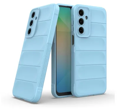 Produktbild von Handy Hülle für Samsung Galaxy A16 / A16 5G Grip Case Cover Schutzhülle Softgrip Farbe: Hellblau
