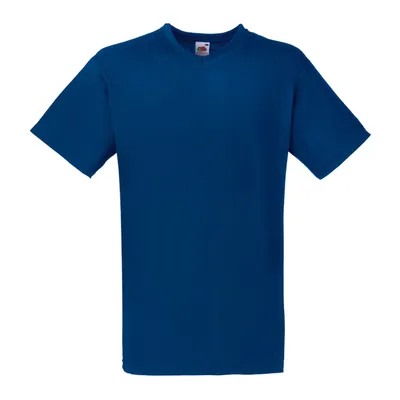 Immagine prodotto di Maglietta Fruit Of The Loom Valueweight da uomo con scollo a V e maniche corte BC338 (L) (blu navy)