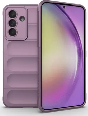 Produktbild von Mobigear Bumpy  Samsung Galaxy A56 Hülle Flexibles TPU Backcover - Lila
