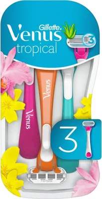 Zdjęcie produktu dla Gillette Venus Tropical maszynki do golenia 3 sztuki