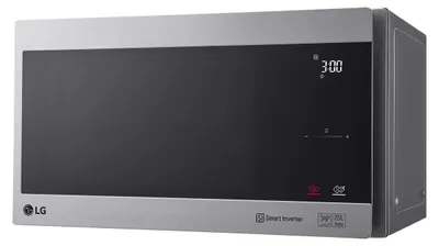 Immagine prodotto di Microonde LG MS 2595 CIS (25 litri, potenza microonde 1000 watt, 5 livelli di potenza, 28 programmi automatici, piatto rotante da 29,2 cm, argento)