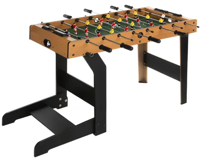 Obrázok produktu pre Drevený stolný futbal, rozmer 101 x 51 x 68 cm, pre 2 až 4 hráčov