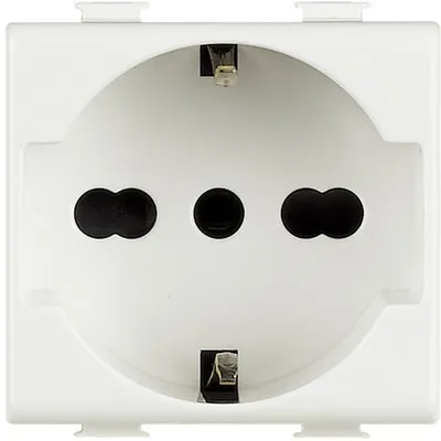 Immagine prodotto di Presa Modulare Bticino Matix AM5440/16 Bianca 10/16 A Schuko standard tedesco e bipasso