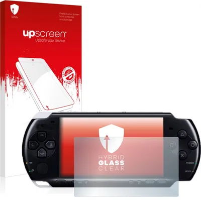 Produktbild von upscreen Schutzglas für Sony PSP 3004 Schutzfolie Panzer Folie Glas Display Schutz klar
