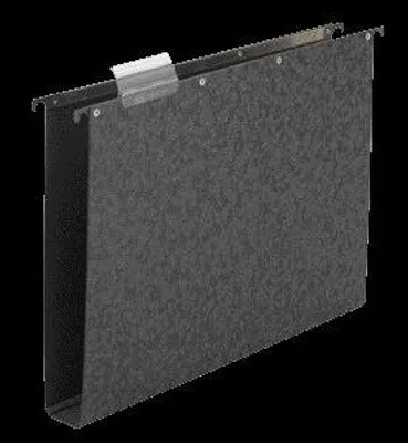 Immagine prodotto di Elba - Cartella sospesa Vertic Folio 40 mm in fibra di legno nera | 10 pezzi