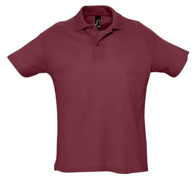 Produktbild von SOLS - "Summer II" Poloshirt für Herren LT1924 (S) (Burgunderrot)