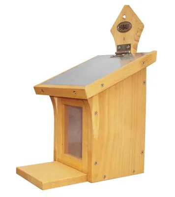 Produktbild von Habau Eichhörnchen Futterstation Holz 16x19,5x28,5cm