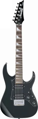 Produktbild von Ibanez miKro GRGM21-BKN E-Gitarre Black Night, 56,4 cm Mensur, 41 mm Sattelbreite