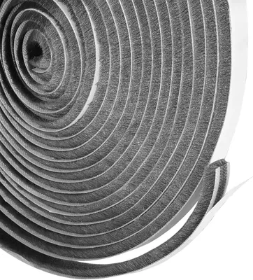 Produktbild von Zugluftstopper für Türen, 10 m Zugluftstopper für Fenster, selbstklebender Bürstendichtungsstreifen, Luftstopper für Schiebetüren und Fenster, 9 mm (B
