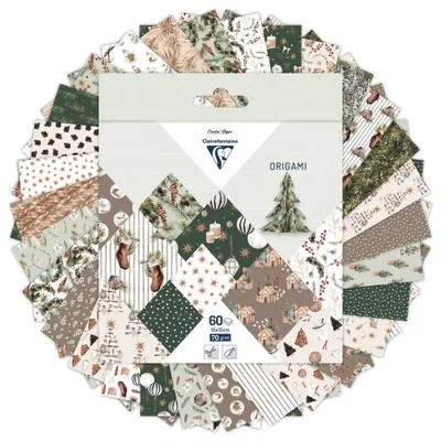 Immagine prodotto di Carta Sadaů Clairefontaine Origami Accogliente Natale 60 elencoů