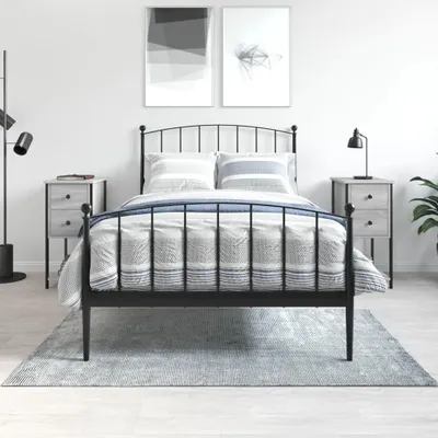 Zdjęcie produktu dla vidaXL Szafki nocne 2 szt. Szara Sonoma 32x42x70 cm Materiał drewnopochodny