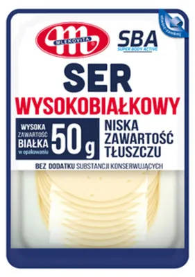 Zdjęcie produktu dla Ser wysokobiałkowy Gouda w plastrach 140 g