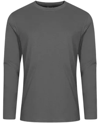 Image de Promodoro - T-shirt à manches longues pour hommes LT3816 (L) (gris acier)