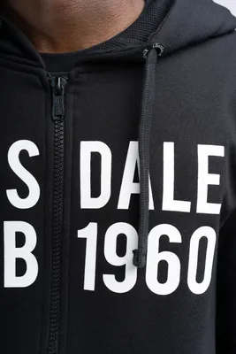 Immagine prodotto di Giacca da uomo con cappuccio e zip slim fit SOLFACH Nero S Lonsdale