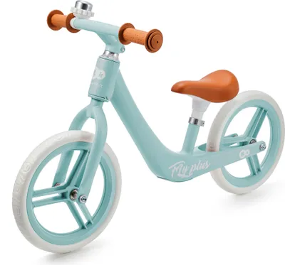 Produktbild von Kinderkraft FLY PLUS - Laufrad - leicht - verstellbarer Sattel - pannensichere Räder - Retro-Design - Magnesiumrahmen - Blau