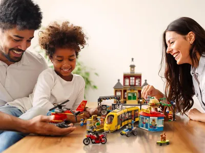 Zdjęcie produktu dla LEGO City Rynek, Zestaw do budowania, 6 lat(a), Plastik, 1517 szt., 3,03 kg