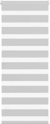 Produktbild von Doppelrollo Hellgrau 60x100 cm Stoffbreite 55,9 cm Polyester