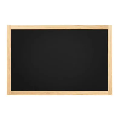 Obrázek produktu pro Tabule černá křídová v dřevěném přírodním rámu 120x90 cm