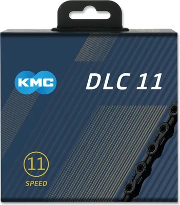 Zdjęcie produktu dla KMC Kette "DLC11" 11-fach, 1/2" x 11/128", 118 Gli schwarz