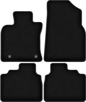 Produktbild von Wielganizator Velours-Autoteppiche – passend für Lexus ES VII (Limousine, Bj. 2017-) – schwarz, passgenau, mit Befestigungen set 4 Stk.