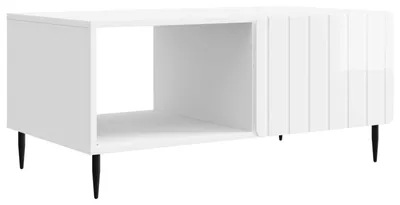 Obrázek produktu pro Konferenční stolek Bílá s vysokým leskem 90 x 50 x 40 cm