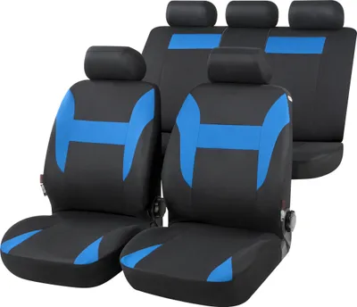 Produktbild von CarComfort Autositzbezug Nampa Komplettset blau, 13423