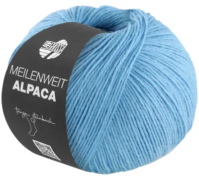 Produktbild von Lana Grossa - Meilenweit 6-fach 150g Alpaca uni 1005 hellblau