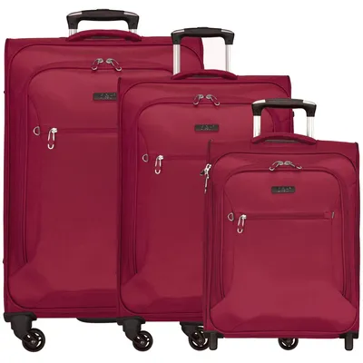 Produktbild von d&n Travel Line 6400 2-4-Rollen Kofferset 3tlg.