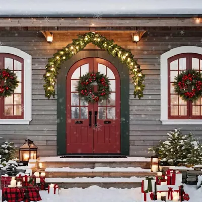 Produktbild von vidaXL Weihnachtsgirlande mit LED-Lichtern 10 m